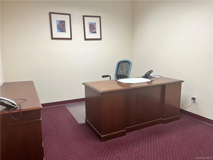 Office space available! Located in convenient location right off of Rt 303 in Blauvelt. Office is located within an existing quiet business space offering shared conference room, Kitchen & Bathroom. Office space is 120 square feet and furnished with a desk. All utilities & wifi included. Storage space is also available on premises for an additional cost.