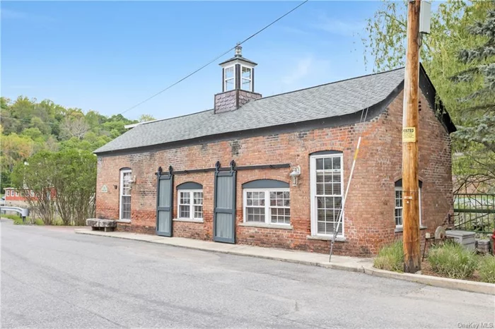 FIRTST TIME ON MARKET!!! Truly once in a lifetime opportunity to lease one of the most uniquely beautiful and historic spaces in Dutchess County. Creatives, writers, architects, designers, and business professionals -- be inspired in your own wonderfully renovated 550 sqft. former pump house(C.1865) in this well-known 175-year-old industrial complex located in the village of Wappingers Falls. High ceilings, concrete floors, and period details abound. Meet clients or guests on your own beautiful brick paved Creekside terrace. Partially finished 2nd story perfect for additional storage space.