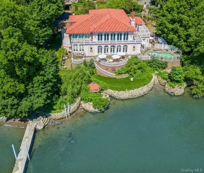 Cradled in the arms of the mighty Hudson River lies a precious jewel  Palazzo Mare! A masterpiece crafted with loving attention to intricate architectural detail by its talented and artistic owner. With 154 feet of riverfront for your water vessel & water sports of choice by day, and then enjoy a front-row view as the radiant, colorful lights of the Tappan Zee Bridge dance each night upon the Hudson Valley sky. Envelope yourself in quiet solitude as you cuddle up with your favorite book, write the next great American novel, or design the newest piece to be featured at the Metropolitan Museum of Art or Lincoln Center  and then invite over family and friends to celebrate your vast successes with you in spacious rooms fit for lavish entertaining that would make the Medicis proud! Everything you dream of is waiting for you here at the amazing Palazzo Mare  make it the brightest jewel in your crown today!