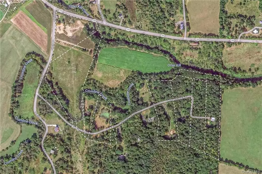 Amazing opportunity to own six homes and two parcels of land on Tuthill Road and Willow Creek Road totaling approximately 42.7 acres in Blooming Grove and Hamptonburg. Frontage along Route 208, Tuthill Road, and Willow Creek.  Borders Cromliine Creek and Otter Kill.  Partly wooded with a pond.  Private and Public Road access.  All properties delivered vacant.  Amazing upside potential.