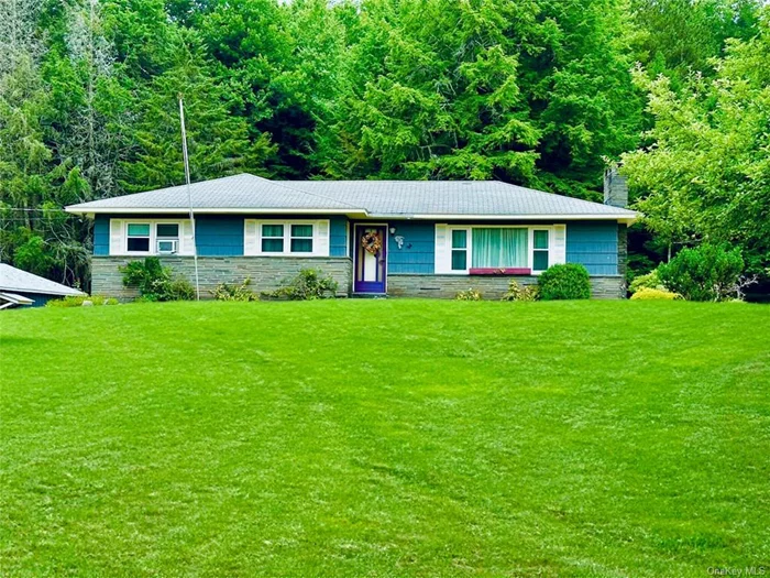 Welcome to this great house on 2-acre parklike grounds with two small ponds and beautiful wide-open spaces, 5 fruit bearing Apple trees and several wild Blueberry bushes. The house has a $8, 500 Bertazoni induction range and a new fireplace insert as well as new engineered wood floors in the Kitchen and bathrooms. The bathrooms also have new tilling in the showers. This home features a covered patio a 500 SqFt detached garage and two storage sheds. This home has a partially constructed lower level apartment. The seller recently purchased two 275 Gallon fuel tanks which are in the garage. Located 2.25 miles from route 52 in Woodbourne you are just a couple of minutes away from all the action. A photo says a thousand words so look and then schedule an appointment to see it in person. Please do not stop by the house without an appointment.