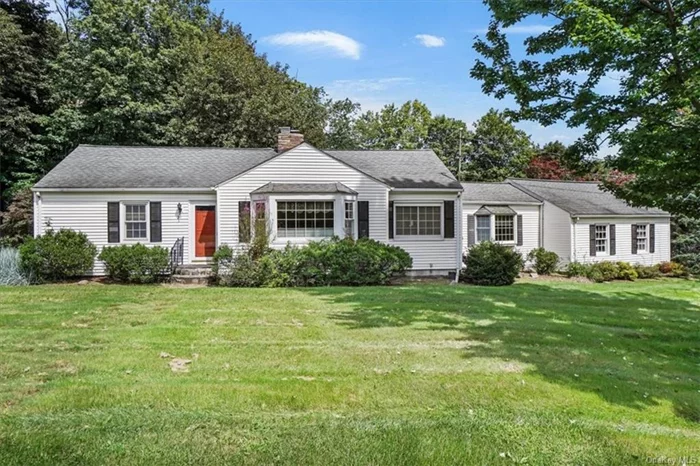 Beautiful Ranch on a half acre corner lot in the heart of Woodbury. This move in ready home boasts 3 bedroom, 3 bath. Large eat in kitchen features double wall ovens, peninsula with Corian countertops. The TV room and dining room are cozy and bathed in natural light. Warm yourself with built in Stone Bellfire fireplace (very efficient). A Fabulous addition to this house is the expansive 500 sq foot Master bedroom that gives you lots of space including its own bathroom. Two additional bedrooms and 2 additional baths. Home also has central air and central vac. The basement is tremendous with a partially finished area, the other side of basement has tons of storage space and Bilco doors. Backyard has a paver patio to sit out and enjoy the area. Large 2 car garage and fabulous mudroom/entryway. Monroe Woodbury schools, Short walk to Bus, diners , pharmacy and more. Within a mile to major highways, shopping and town pool. This well maintained, lovingly cared for home is a must see.