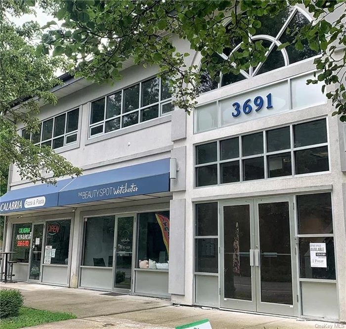 Office space on second floor. Reception area / waiting room plus 3 offices and large closet. Lots of natural light. Shared restrooms. Plenty of free parking. Elevator plus stairs. On busy road close to Taconic and bus stop. Two entrances. Asking $1, 600/mo plus utilties.