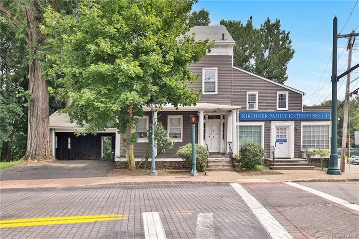 Feel the history! These homelike office spaces are surrounded by historic buildings in beautiful historic Tappan. Have your office in the dichotomy of serene office surroundings with high traffic going through the 4 way signalized intersection. An added bonus is having the well-known Old &rsquo;76 House Restaurant steps away. This Suite 201 is +/-445sf with an asking rent of $1, 372/mo., Modified Gross, plus utilities. (Also available is Suite 202 which is +/-250sf with an asking rent of $771/mo. MG, plus utilities.) 2 car covered parking spaces with driveway, available to all tenants, along with street parking. Common bathroom on second floor. (The tour link shows both suites.)