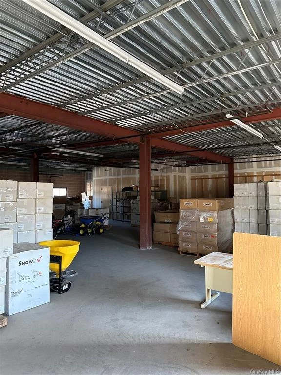 3, 000 +/- SF of storage space located on the 2nd floor. There is a freight elevator to get pallets and materials upstairs. There is access to 1 dock and 1 drive in door during business hours. Asking $3, 000 per month FSG.