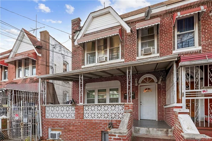 Outstanding Investment Opportunity - 5.3% CAP RATE! In Clason Point, Bronx, this brick, semi-detached two-family home appeals to investors and homebuyers. Features a 3-bed unit with a living room, dining area, windowed kitchen and windowed bathroom. Downstairs, a 2-bed unit with a living room, dining area, windowed kitchen and windowed bathroom.  Full walkout basement for storage or additional living space. Shared driveway with parking for up to 3 cars in the rear.  Only 10 minutes from Soundview ferry to Manhattan and close to BX27 bus. Near Bruckner Expressway and Bruckner Mall for easy commute and shopping.
