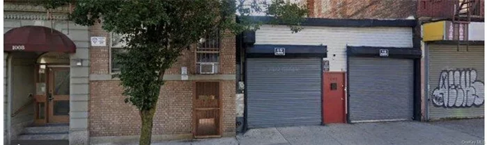 Gem for developers!!! Great opportunity to purchase this highly desirable R7 zoned property in Highbridge nestled between residential buildings Just 8 blocks from Yankee Stadium! 25x100 lot currently used as a parking garage with bonus space being sold as is. Call to schedule a showing right away- this property is primed for development!  Confirm all tax information with NYC. See NYC Website for explanation for R7 zoning.