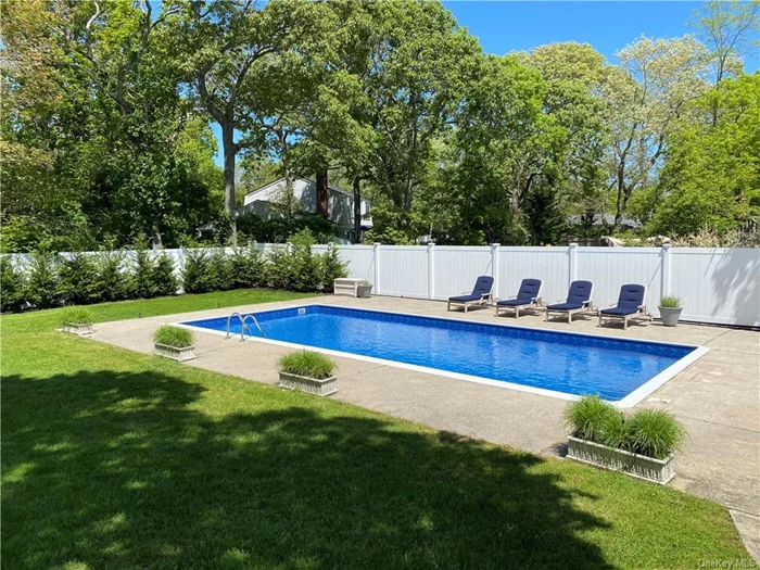 Desirable location in Hampton Bays making for a Spectacular Summer Rental! Brand new renovation with open floor plan comfortably sleeps 10 people. Fenced in backyard with heated saltwater pool and firepit, Oversized deck with brand new weber grill, Private bay beach on the block and minutes from Ocean Beaches. 4 Bedrooms with Luxury bedding and Smart TV&rsquo;s, High-speed Wifi, 2 Bathrooms, Central A/C, Gourmet Chefs Kitchen. Kayaks, paddle boards, bikes, Golf Cart & pool toys/floats included. Minutes from Restaurants & Waterfront dining, 15 minutes to Southampton, Westhampton Beach & North Fork Vineyards and Golf courses. Now available Memorial Day-Labor Day $80k , June $15k, July $34k, August $34k, August-Labor Day $42k, September $13k, November 2023 - May 2024 $5, 500/month, Weekly $9k (minimum 2 weeks)