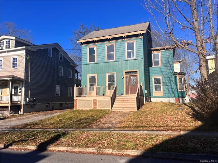 Spacious two story, three bedroom/ one bathoom unit available. Newly renovated with washer/dryer hook up and off street parking. Credit and background check required.