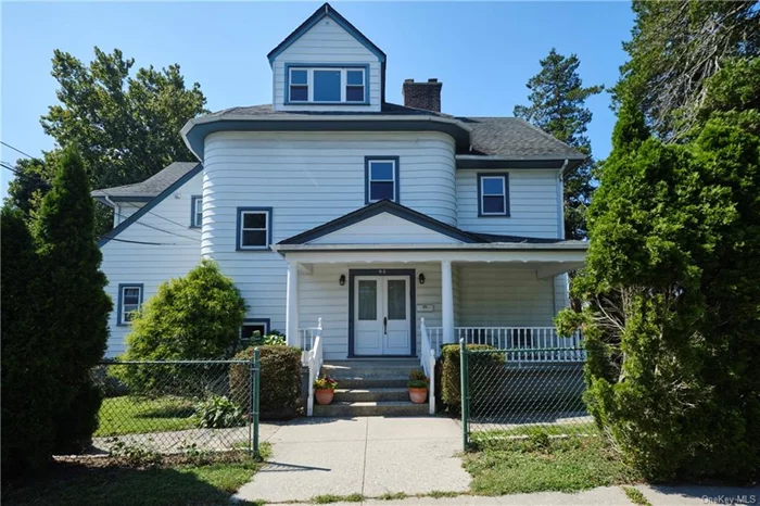 Highest & Best by Tuesday 9/24 at 12pm...This fabulous Victorian home situated on a corner lot in Lincoln Park/Dunwoodie Heights area represents the epitome of old world charm and character w/ endless potential. The Rocking chair front porch invites you to the vestibule into 2 oversized apartments w/ enormous basement! 1st flr, spacious entry, unique custom designed front (& back) door, handmade by its proud owner & craftsman of 51 years. LR w/ custom wood burning stone fp, floor to beamed ceiling & bay window, lge Primary bdrm/bath w/ vaulted ceiling, sitting area, dble & hidden closets. EIK w/ granite, brick fp, beamed ceiling, access to lndry rm & lge deck to extensive yard that surrounds house. 2 add bdrms, 1 w/ WIC,  full bth, & hallway. Descend to sprawling LL w/ add 1800+ sq ft, not inc in sq ftge! Rec room, open areas, wine cellar/cold rm, wood shop, boiler rm, utilities, storage, bathrm, access to side/backyard & more. 2nd flr unit boasts 2 flrs of bright & airy living oversized EIK w/ pantry and storage nook, bdrm w/ fp, lge LR, bdrm, den/office, full bath up a flight to 2 add. bdrms, bth & den/fam rm, ample closets. Custom fireplaces, custom doors/doorways, Roman arches, wood finishes, extensive storage nooks & closets throughout, vaulted/beamed ceilings, new above ground oil tanks & boiler, 4 car driveway, updated electric, freshly painted! This is a one of a kind home...BEING SOLD AS IS!