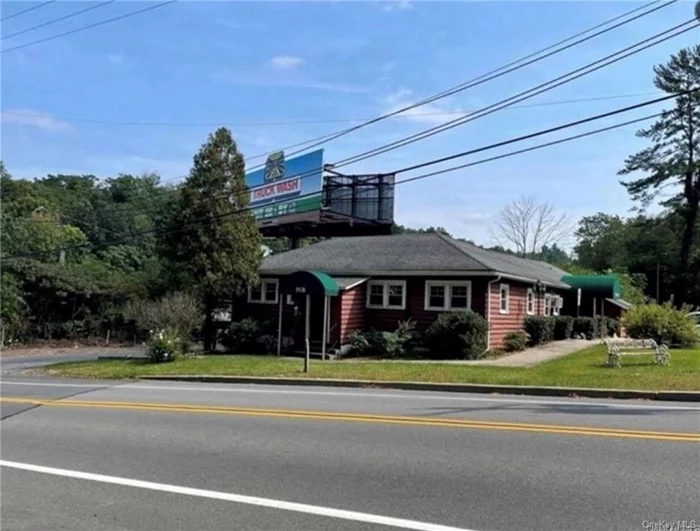 Commercial property next to Interstate 84 Port Jervis entrance & exit for sale. The access to the restaurant is from South Maple Ave on NY side and from River Rd on NJ side. The restaurant is vacant for about 2 years, but the owner still use the lower floor to run an business. The restaurant building sits on NY/NJ boarder - part of the restaurant is on NY side and part of the restaurant and parking lot is on NJ side. You can service both NY and NJ residents. The owner is looking to sell the property and is willing to owner finance for the right buyer - ( 20% down, with 7% interest & 20 year amortization).