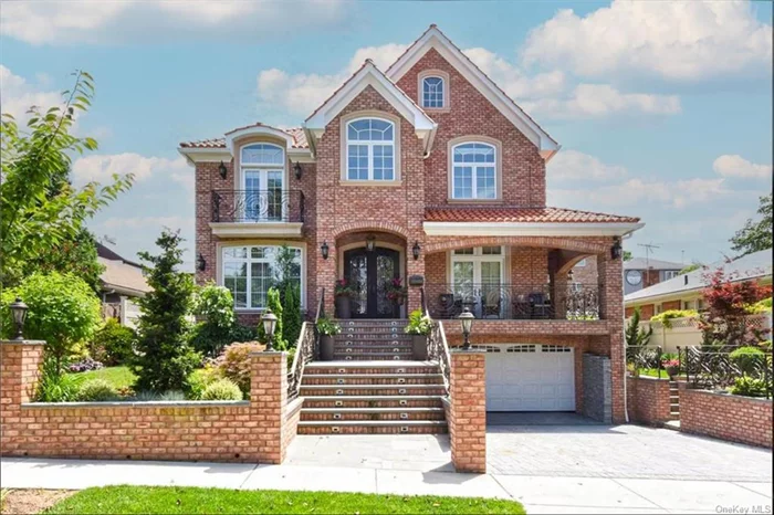 FOR SALE, A MOST EXQUISITE SINGLE FAMILY HOUSE IN BEECHHURST( 154-56 13 AVENUE ).OFFERED at $2, 978, 000  4 BED, 5 BATH, ATTIC, WINE CELLAR, 2 CAR GARAGE.OVER 5, 000 SQ FT INTERIOR ON A 6, 500 LOT, 2016 BUILT.SHOWING THIS WEEKEND BY APPOINTMENT ONLY!FEATURED IN LUXURY LIVING MAGAZINE AS ONE OF THE FINEST SINGLE FAMILY HOUSES AND THE LISTING BROKER WAS QUOTED IN HOMES. COM ON BEECHHURST!THE LISTING BROKER WAS ALSO QUOTED IN HOMES.COM: Beechhurst is an absolute jewel. It&rsquo;s a neighborhood that offers the freedom of having a sprawling house on a big lot while still living close to the city. In less than 45 minutes you can find yourself in Midtown Manhattan, says, Licensed Associate Real Estate Broker with Keller Williams. People take such loving care of their properties. The homes have their own character. There are lavish homes with different architectural styles where everyone puts their own touch, adds.ABOUT THE HOUSE:his is a four bedroom, five bathroom, two car garage, plus two parking spots house in pristine condition. This home is a true testament to the art of gracious living with comfort. Featured in luxury living magazine among fabulous homes, this is the epitome of luxury living and modern sophistication. Built in 2016 on a 65 x 100 lot, this four story house consists of three levels of living and a full attic. This is a home to pass down from generation to generation.Enter through the double cast door to be amazed by the beauty and the elegance of the house. You cannot help than admire the coffered plastered ceilings throughout the floor meticulously done by a true master craftsman.The first level boasts formal living area, a formal dining area, kitchen and a cozy family room overlooking the landscaped garden. Mother of pearl jewel powder room on this floor and a side entrance to the house.The living room, simple and elegant overlooking the front garden boasts a glorious fireplace gas operated for cozy times. Herringbone floor is simply timeless.Formal dining room is spacious enough to entertain big group of gatherings. All the windows throughout the floor are dressed with custom-made curtains and blinds electronically controlled and operated.Domed venetian hallways reflecting the light from the front rooms lead the way to the back of the house. The oversized kitchen, the heart of the house is designed with a lot of passion from the double bullnose granite kitchen island countertop to the all solid dark cherry wood cabinets. You will absolutely love the high end appliances from Subzero refrigerator, Viking stovetop, KitchenAid double oven, Mielle built-in coffee maker to wine storage and more. The double balcony door leads to the patio off the kitchen and right into the garden. Open floorpan between the kitchen and the cozy family room. Central heat and central AC throughout the house. Built in audio and camera monitor system.A bespoke iron staircase leads to the second level of the house with a generous landing for most privacy. A most elegant chandelier invites the eye upward by virtue of its sparkle. Breathtaking double height plastered venetian gilded domed ceilings with intricate molding are a true masterpiece.The main suite, the main bedroom with ensuite bathroom is a serene sanctuary. An all time elegant main bathroom with calacatta gold marble bathtub and a standing shower. A gigantic walk-in closet to keep your staff organized. Balcony doors open into a Juliet balcony.The second suite, the second bedroom with ensuite Thassos white marble full bathroom. Juliet balcony off this bedroom as well.The third bedroom and the fourth bedroom, equally sized share the third full bathroom on the floor, which is an absolute jewel custom made of honey onyx. Juliet balcony off the third bedroom for view over the gardens.As no detail has been spared on this second floor, you can find here the laundry room with washer, dryer, and folding countertop. Access to a full height 1, 000 square feet attic for extra storage.On the ground floor, full basement with heated floors , wine cellar and state of the art boiler. You can use the gigantic basement for entertainment, work area or for relaxation as this is whole floor to define and design as best fits your needs. Here, you can find the fourth full bathroom designed with ample space and comfort in mind. Abundance of storage with a wall of custom closets. Direct access to the garden. On this same level, a private walk-in wine cellar was built to monitor the temperature,