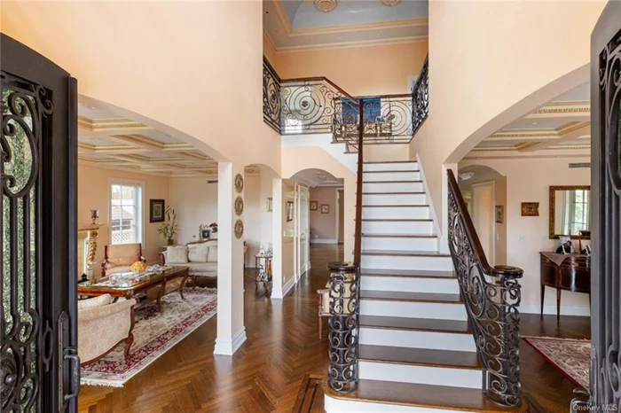 FOR SALE, A MOST EXQUISITE SINGLE FAMILY HOUSE IN BEECHHURST( 154-56 13 AVENUE ).FEATURED IN LUXURY LIVING MAGAZINE AND QUOTED IN HOMES. COM.OFFERED at $2, 978, 000  4 BED, 5 BATH, ATTIC, WINE CELLAR, 2 CAR GARAGE.OVER 5, 000 SQ FT INTERIOR ON A 6, 500 LOT, 2016 BUILT.SHOWING THIS WEEKEND BY APPOINTMENT ONLy !THE HOUSE WAS FEATURED IN LUXURY LIVING MAGAZINE AS ONE OF THE FINEST SINGLE FAMILY HOUSES. THE LISTING BROKER WAS ALSO QUOTED IN HOMES.COM: Beechhurst is an absolute jewel. It&rsquo;s a neighborhood that offers the freedom of having a sprawling house on a big lot while still living close to the city. In less than 45 minutes you can find yourself in Midtown Manhattan, says, Licensed Associate Real Estate Broker with Keller Williams. People take such loving care of their properties. The homes have their own character. There are lavish homes with different architectural styles where everyone puts their own touch, adds .ABOUT THE HOUSE:his is a four bedroom, five bathroom, two car garage, plus two parking spots house in pristine condition. This home is a true testament to the art of gracious living with comfort. Featured in luxury living magazine among fabulous homes, this is the epitome of luxury living and modern sophistication. Built in 2016 on a 65 x 100 lot, this four story house consists of three levels of living and a full attic. This is a home to pass down from generation to generation.Enter through the double cast door to be amazed by the beauty and the elegance of the house. You cannot help than admire the coffered plastered ceilings throughout the floor meticulously done by a true master craftsman.The first level boasts formal living area, a formal dining area, kitchen and a cozy family room overlooking the landscaped garden. Mother of pearl jewel powder room on this floor and a side entrance to the house.The living room, simple and elegant overlooking the front garden boasts a glorious fireplace gas operated for cozy times. Herringbone floor is simply timeless.Formal dining room is spacious enough to entertain big group of gatherings. All the windows throughout the floor are dressed with custom-made curtains and blinds electronically controlled and operated.Domed venetian hallways reflecting the light from the front rooms lead the way to the back of the house. The oversized kitchen, the heart of the house is designed with a lot of passion from the double bullnose granite kitchen island countertop to the all solid dark cherry wood cabinets. You will absolutely love the high end appliances from Subzero refrigerator, Viking stovetop, KitchenAid double oven, Mielle built-in coffee maker to wine storage and more. The double balcony door leads to the patio off the kitchen and right into the garden. Open floorpan between the kitchen and the cozy family room. Central heat and central AC throughout the house. Built in audio and camera monitor system.A bespoke iron staircase leads to the second level of the house with a generous landing for most privacy. A most elegant chandelier invites the eye upward by virtue of its sparkle. Breathtaking double height plastered venetian gilded domed ceilings with intricate molding are a true masterpiece.The main suite, the main bedroom with ensuite bathroom is a serene sanctuary. An all time elegant main bathroom with calacatta gold marble bathtub and a standing shower. A gigantic walk-in closet to keep your staff organized. Balcony doors open into a Juliet balcony.The second suite, the second bedroom with ensuite Thassos white marble full bathroom. Juliet balcony off this bedroom as well.The third bedroom and the fourth bedroom, equally sized share the third full bathroom on the floor, which is an absolute jewel custom made of honey onyx. Juliet balcony off the third bedroom for view over the gardens.As no detail has been spared on this second floor, you can find here the laundry room with washer, dryer, and folding countertop. Access to a full height 1, 000 square feet attic for extra storage.On the ground floor, full basement with heated floors , wine cellar and state of the art boiler. You can use the gigantic basement for entertainment, work area or for relaxation as this is whole floor to define and design as best fits your needs. Here, you can find the fourth full bathroom designed with ample space and comfort in mind. Abundance of storage with a wall of custom closets. Direct access to the garden. On this same level, a private walk-in wine cellar was built to monitor the