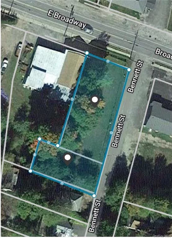 Included in sale is SBL 117-1-7 which is .11 acres. makes the two properties combined one third acre. Parcel on Broadway is commercial. Not much property left on Broadway. for commercial building. Possibilities are endless for building.  Just made a huge price adjustment Now listed at $ 450, 000.               I