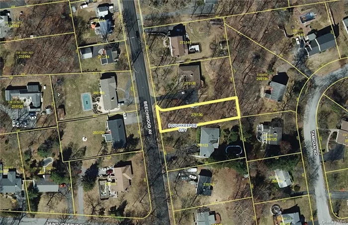 Residential Development Opportunity in the City of Poughkeepsie awaits a buyer. Located in a Low Density Residential District this lot has R-1 zoning and is conveniently located close to Metro North, highways, restaurants, shopping, wineries, historical sites and waterfront parks. For additional information as to what can be built on this lot call the City/Town of Poughkeepsie. Looking for an investment opportunity, the property can be sold separately or with the lot being listed as MLS 6285340. Your choice.