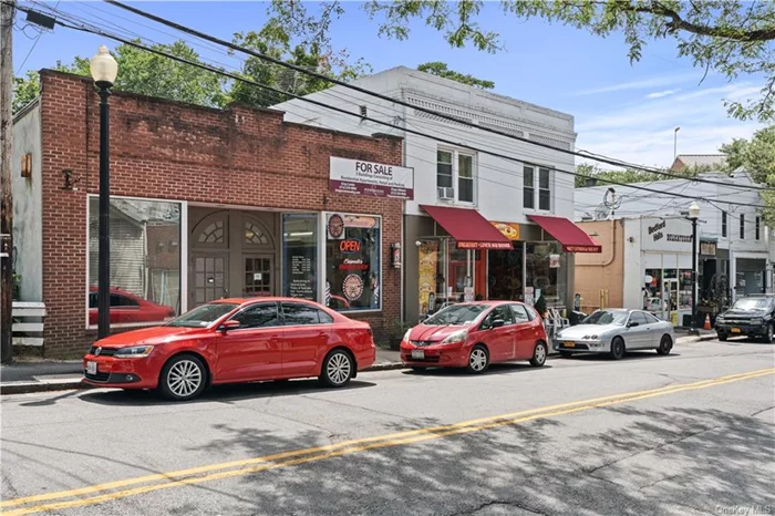 Perfect retail space for an internet cafe, takeout restaurant, franchise business, retail shop or office in the heart of Bedford Hills. The building is located close to the train station which generates a lot of foot traffic. Lots of street parking during the day.