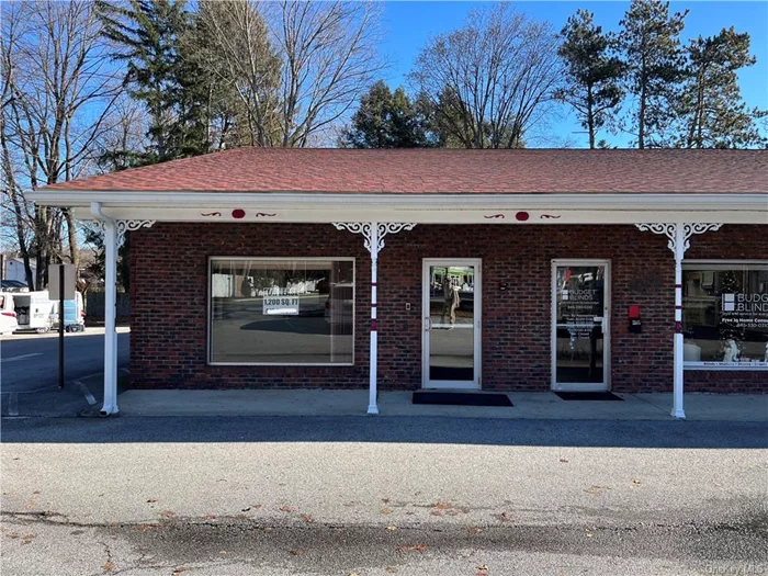 Professional Retail/Office Space available in a busy shopping plaza with private entrances from both the front and rear side of plaza. This 1, 200 sq. ft. available space is conveniently located at a four-way intersection on a high traffic volume state highway with ample parking, tremendous visibility/exposure and signage available. Ideal location!
