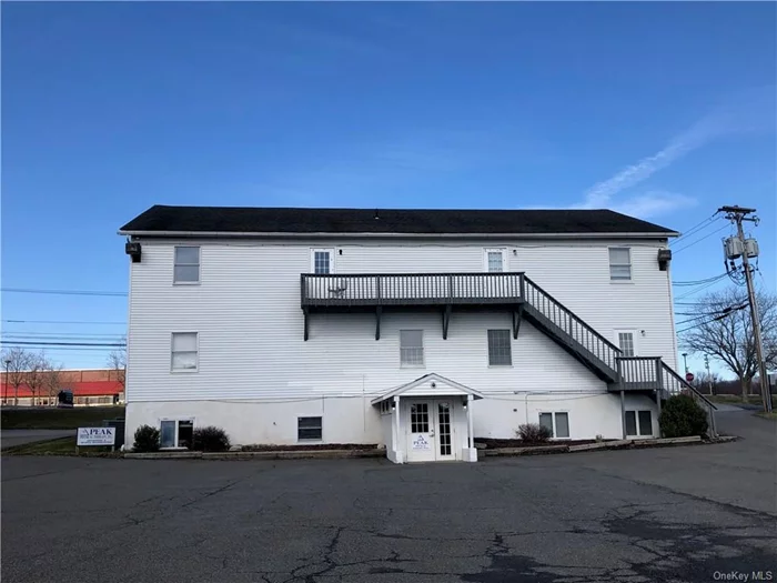 Prime location! office space available for rent, must see!! Large parking area! office entrance in rear and features 5 rooms- reception waiting room, kitchen, bathroom & office rooms. Bring your business here!