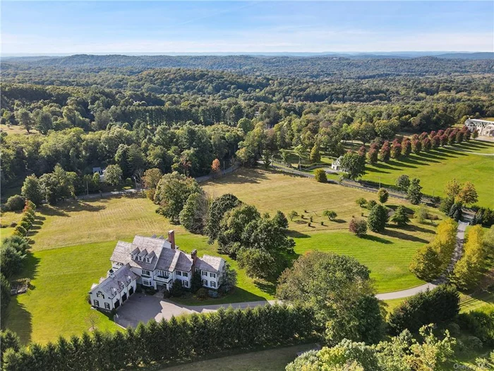 Gracious, custom built colonial with over 10 acres of the most amazing views in Bedford. This property is located in a prime estate area only 45 minutes to NYC and moments to train, shopping, highways and the towns of Chappaqua, Armonk, Mt Kisco and Bedford. The home is offered by its original owner who is a top NYC developer. He built it for his own family with superlative construction, materials and design. The house has ten foot ceilings, beautiful millwork, an excellent floor plan and space for everyone. Great pool and tennis sites. New cedar shingle roof and well pump 2022. Full house generator and oversized 3 car garage with electric vehicle charger. The total square footage does not include the unfinished walk out basement (already plumbed for a full bath) or the bonus space on the second level.