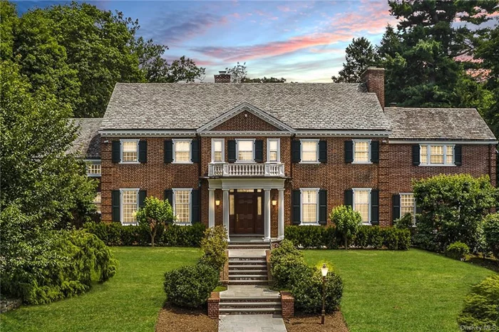 Spectacular, stately, Georgian colonial on one of the most desired streets in Scarsdale&rsquo;s Murray Hill Estate area. Built by preeminent builder Walter Collet. Majestically set on gorgeous 1.25 acre private, level, park-like property with beautifully landscaped grounds, large bluestone patio, lush lawns, gunite pool with bluestone patio and cabana. Doors lead out to this idyllic setting from the center hall, library, welcoming over-sized family room and breakfast room off the gourmet kitchen. Gracious living room, dining room, bedroom with full bathroom and 2 powder rooms complete the 1st level. Special features include a grand circular staircase, soaring ceilings, exquisite moldings, stunning wainscoting, 3 fireplaces, 3 car attached garage and slate roof. Luxurious primary bedroom suite boasts a sitting room and office/exercise room with sauna. 4 additional well-proportioned bedrooms and 3 bathrooms complete the 2nd level. Lower level includes a large recreation room.