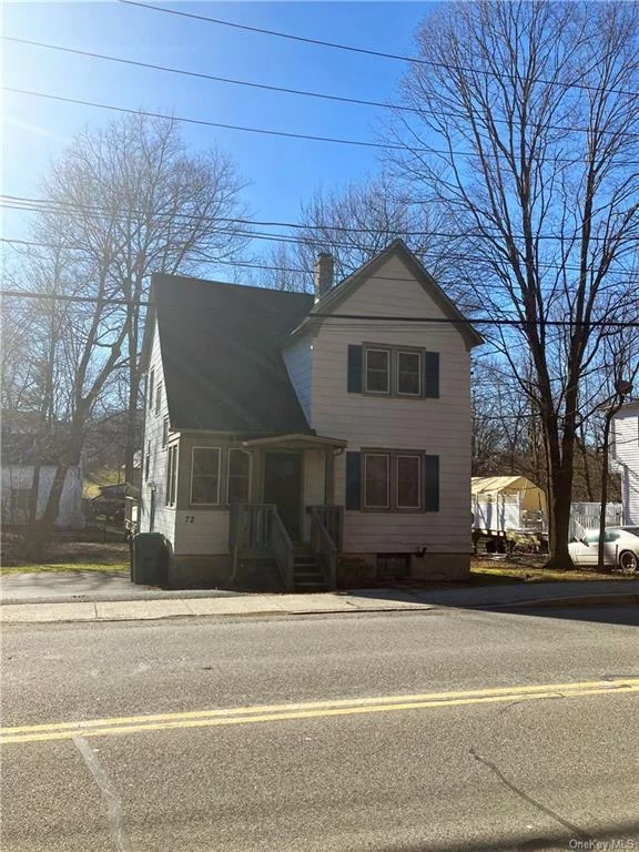 Enjoy your old country-style house in Central Valley in the historical section of the Village, with new shopping and restaurants, Woodbury common, and the Monroe Woodbury school district for your kids, with all activities and much more.This 2 story colonial home has been freshly painted interior, the inside look is very cozy and cute, welcoming the gorgeous staircase, enclosed front porch/mud room, Kitchen is in an updated condition, and other charming features mentioned, side entrance and an huge rear yard deck overlooking the babbling brook, large second floor bath and a central hot air system. Enjoy the visual representation of this lovely home! It&rsquo;s a perfect charmer and ready to move in, you will enjoy access to everything one would need.