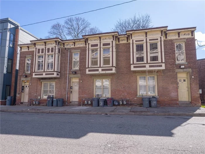 Investment property for sale in the City of Newburgh, or make that three!  217 1st St, 219 1st St, and 219a 1st St are available individually or as a package. This property listing is for 219 1st St, a two unit investment property (two, 2BR apartments) with current, long term tenants. This property has long-term tenants who treat the building like a home! Tenants pay utilities and mechanicals are in great condition. Comprehensive financials available upon request.