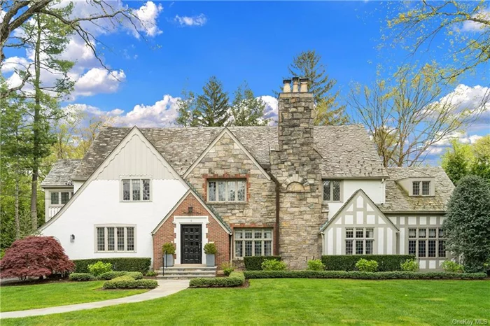 In the heart of Fox Meadow, this 5, 600 square foot storybook Tudor is the perfect combination of classic architectural detail with modern amenities of today&rsquo;s design. The sunny entrance foyer welcomes you in - this home sets up like a classic Colonial with spectacular entertaining flow. Step down to a large formal living room with magnificent barrel vaulted ceiling, lead French doors to the back patio and stone fireplace which flows into a handsome study with built ins. The oversized formal dining room seats 14 guests comfortably with a butler&rsquo;s pantry and an abundance of custom cabinetry and a desk nook! The gourmet kitchen is state-of-the-art - large banquet, large island, all Viking appliances and custom cabinetry. Off the kitchen step down to a side driveway entrance with a fabulous mudroom, built-ins and closets, door to the garage. The kitchen flows into the beautiful family room with built-ins and side French door to patio. Upstairs is a wide, large beautiful landing with six bedrooms and four full bathrooms. Walk up to a legalized existing third floor for an extra bonus recreation room/great office space. The lower level has a second laundry, half bath and fabulous finished storage. This home is in move in condition, architecturally exquisite with a contemporary flair for today&rsquo;s living. This is a rare find in the desirable heart of Fox Meadow. A MUST SEE!