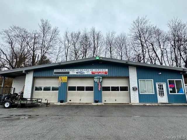 Welcome to a prime opportunity in the heart of Fishkill to own a turnkey auto repair business boasting a central location. This established business features a three-bay garage equipped with lifts, providing ample space for efficient vehicle servicing. Upon entry, you are greeted by a dedicated reception area. Storage is abundant with multiple storage rooms catering to the organization of tools, parts, and supplies necessary for a thriving auto repair business. Two furnaces maintain comfort throughout the facility, with one dedicated to the garage area and another servicing the office and storage spaces. As an added benefit, this business is an authorized New York State inspection station. The sale of the business includes essential equipment such as a tire machine and an AC repair station, allowing for immediate continuation of operations without significant additional investment.