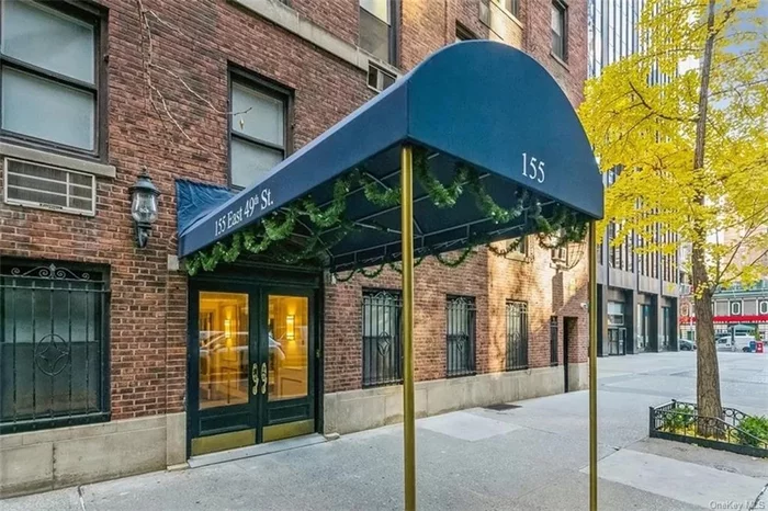 This apartment has a very functional layout and is located in the heart of midtown Manhattan. Close to cafes, shops, restaurants, transportation, entertainment and more! Fulltime doorman, co-purchasing and pied a terre permitted. Subletting is allowed after 2 years. Schedule your viewing today!  Seller is offering a 3 month maintenance concession!