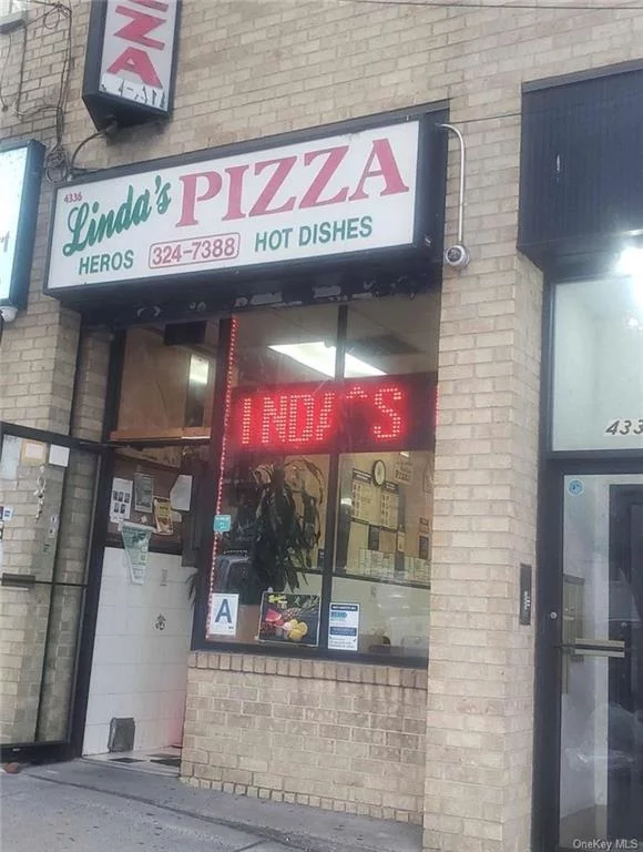 Linda&rsquo;s Pizza. Family owned business for over 25 years. Located right on Katonah Ave in the Heart of Woodlawn in the Bronx. You and your family can continue the tradition for another 25 years. Included in the sale are 4 pizza ovens, dough mixer, 2 display cases, walk in box, multiple refrigerators, pots and pans, stove top, and salad station. Everything you will see onsite will be included. Comes with one private parking space in the back. Downstairs is a huge additional storage space with separate entrance. Don&rsquo;t let this deal pass you by
