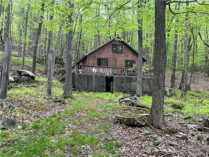 Are you a hunter or are you looking for adventure? This beautiful seasonal cabin is perfect for you. Your peaceful retreat has a cottage with a large deck and an open floorplan looking for your personal touches. Handsome Eddy Brook flows through the property giving you a serene waterfall experience. This deal offers 3 parcels totaling 78+ acres and will not last. Schedule your personal tour today.