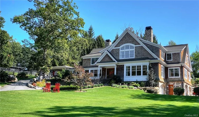 Unique opportunity to RENT, an Unfurnished, Custom Built, Stunning Shingle Style Colonial Main House on a private equestrian estate. This gracious home of exceptional quality and design is a unique retreat complete with an outdoor kitchen, covered terrace, room for family, guests, home office, theater and more. The home has a private yard and picturesque fountained pond. The residence is also part of a 10ac equestrian estate. Boarding and instruction are possibilities. A pet may be considered. Long-term renters welcome. 24 month minimum. Offered Unfurnished & available May 15th. Tenant pays utilities, internet/phone, fire monitoring, and renters&rsquo; insurance. Owner will maintain landscaping/plowing. Easy to 684, trains, shopping, orchards, school and more. Pre-Qualification, 24+hrs notice, and renters&rsquo; application required.