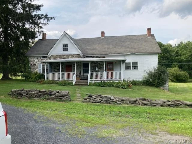 One of a kind property. 1780 Stone home on 30 acres with guest house. 30 Stunning, subdividable acres in the Town of Lloyd (Highland, NY 12528). The 1780 Stone house is in need of restoration and love. This property was formerly an equestrian facility! It could again be a farm, or it is zoned R1.5 acres meaning, it can be subdivided. In addition to the stone house there is a 24 x 48 Doublewide mobile home with 2 bedrooms and 2 baths. Near the Stone house is a spring fed pond which is visited by egrets and wildlife. There are multiple amazing home sites on the property which is a wonderful mix of scenic pastures and woodlands. There are some wetlands in the far rear of the property. 9 Miles to the Mid-Hudson Bridge and Walkway 11 miles to the  Poughkeepsie train station and 1.5 hours to NYC. Perfect commuting location