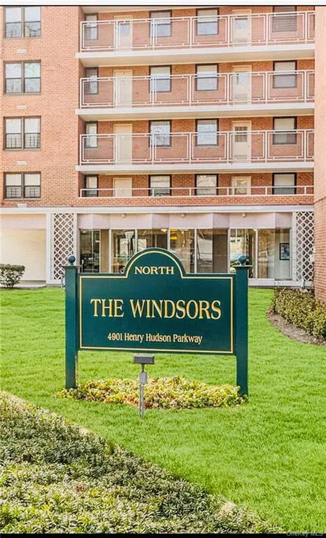 Welcome to Windsor North Co-ops on the Hudson. This desirable large 1 bedroom/ 1 bathroom unit boast a brand new kitchen with all new stainless steel appliances, formal dining space, large living room that leads to private terrace that has beautiful views of estate area. Unit has plenty of closet spaces. Amenities includes common laundry room, pool, gym,  children&rsquo;s play ground and 24 hour doorman.