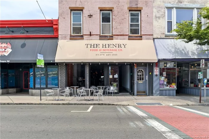 Amazing Opportunity to secure a pre existing Bar and Restaurant in the heart of downtown Nyack, NY! This is a FF&E (Furniture, fixtures, and equipment) Business Asset sale only along with lease assumption.