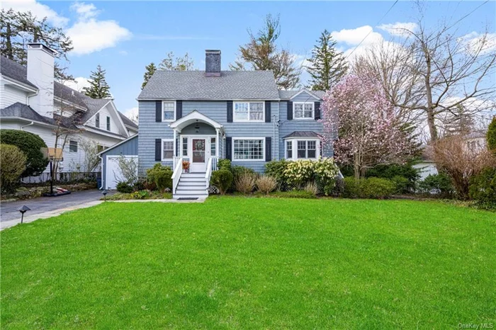 This charming, sun-drenched Colonial in the desirable Larchmont Gardens neighborhood lives far more generously than its room count by offering many flexible-use spaces. The 1st floor&rsquo;s open layout includes a formal living room w/fireplace, a formal dining room, a family room, an office/guest bedroom with a separate entrance, and a den w/fireplace. The eat-in kitchen has a large center island with plenty of seating, a butler&rsquo;s pantry, and abundant storage. French doors lead to an expansive, weather-resistant deck with outdoor dining/lounging space a few steps from the level, backyard. The 2nd floor is comprised of a Primary Suite with a WIC and a luxurious bathroom, two bright bedrooms, a hall bath with double sinks, and a linen cabinet on the landing. On the 3rd level, 2 areas provide an additional 407 sq ft bonus space with more storage under the eaves. The finished lower level combines a large recreational space w/full bathroom, a smaller recreational space, a utility room with a laundry area, and additional, elevated crawl space storage. The garage has a manual door and can house a moderate-sized car, bikes, or outdoor furniture. The tenant pays for utilities, landscaping, and snow removal; the landlord pays for the opening/closing of the irrigation system and heating system maintenance. Landlord will do paint touch-ups and select improvements. New washer/dryer.