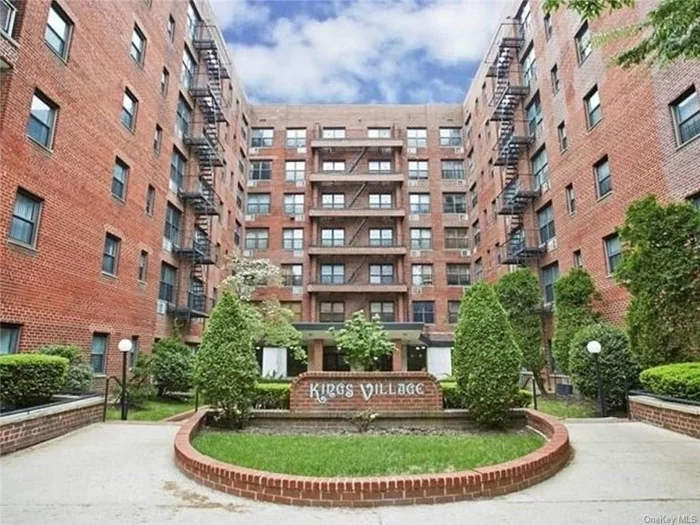 ACCEPED OFFER! Lovely Oversized One Bedroom conveniently located on the Second level of Kings Village Community. Jump on the opportunity to own a spacious Apt with thoughtfully laid out open floor plan. This spacious one bedroom has plenty of closet space. Laminated Vinyl Floor throughout the living, dining and bedroom area. This unit is Move in Ready. Kings Village offers 24hr Surveillance Security, Close to Shopping, Entertainment, Transportation and Belt Parkway. Kings Mall Plaza with MTA trains and buses for your convenience.