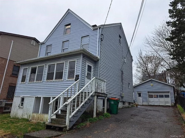 Incredible opportunity in the City of Beacon. This single family home offers great floor plan and multiple levels of living. Some work to do and priced accordingly. Also offers detached 1 car garage. Only minutes to all the incredible stores, services and the Metro North Train as well. BE PART OF THE AMERICAN DREAM AND OWN YOUR OWN HOME!