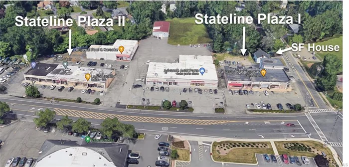 Located on the NY/NJ border in a Business District spanning Tappan, NY and Northvale, NJ with National and Regional Retailers and Service Providers, including a new 25k+ SF project for a LIDL Supermarket across the street. This offering includes the sale of two In-Line Retail Strip Centers - Stateline Plaza I (121-125 Oak Tree Rd. & 78 88 Route 303, Tappan) - an 8, 410 SF structure, and Stateline Plaza II (38-58 Route 303, Tappan) - a 9, 470 SF structure, as well as a Single Family home (115 Oak Tree Rd, Tappan). Currently, at about 26% vacancy rate, the asking price represents a 5.60% CAP Rate, and at a Pro Forma CAP Rate of 8%+, this offering presents a great Upside potential. For Stateline I, the NYS Department of Environmental Conservation has assigned a Site Code of 344089 to the property. For Stateline II, the NYS Department of Environmental Conservation has assigned a Site Code of 344090 to the property.