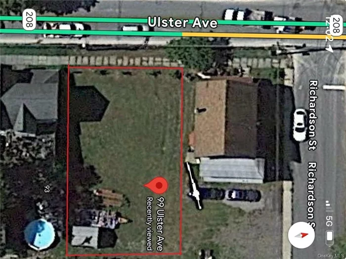 Calling all builders.  Beautiful buildable lot in the town of Walden for a new single family home.  This lot is 50 feet by 100 right off of Ulster Ave. The property is located between 103 Ulster ave and 93 Ulster ave and stretches 100 feet back.