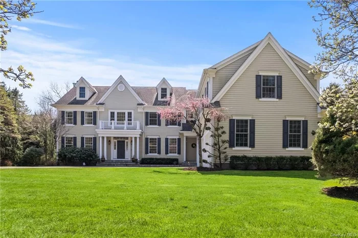 Award-winning Scarsdale Schools come with this magnificent and expansive sun-filled young colonial located in a serene and private setting. This 6-bed, 6 bath, 5, 234 home sits on a half-acre, tucked away from Saxon Woods Road, and offers exceptional craftsmanship, generously sized rooms, 9&rsquo; ceilings, great flow and a flexible layout perfect for everyday living, WFH and entertaining. Highlights include: sun-filled 2-story grand entry; large chef&rsquo;s EIK with custom cabinets, 48&rsquo;&rsquo; Viking double oven, Subzero refrigerator and freezer, two Fisher & Paykel dishwashers, oversized island and tons of storage; large family room off kitchen with built-ins, gas fireplace and French doors to Mahogany deck; 1st floor bedroom with ensuite; expansive primary suite with tray ceiling, gas fireplace, large sitting room, 3 WICs and luxurious ensuite with radiant heat, whirlpool bath and steam shower; 4 additional large family bedrooms with custom closets, one with ensuite and two with Jack-n-Jill; large 2nd floor bonus/media room; 2nd flr laundry; 3-car garage and 2, 000+ unfinished walk-out lower level with high ceilings, wall of windows and ample room for a bedroom, theater, gym, and playroom. This amazing home also comes with custom millwork, wired speakers throughout, two powder rooms on the first floor, and access to all of Scarsdale&rsquo;s amenities. As you drive along the private road into the home&rsquo;s courtyard, it is evident you have entered a unique and special property that offers the best of Westchester living. Not to be missed. More pictures to come!