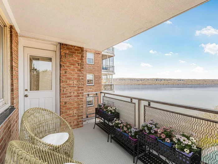 Welcome home to River Terrace in the Spuyten Duyvil/Riverdale area of the Bronx! This spacious and bright 1 bedroom coop unit features spectacular northeast views of the Hudson River and Palisades from your living room, bedroom and private balcony! Freshly painted with newly installed bamboo floors and SS appliances. ALL your utilities are included in the monthly maintenance, plus dogs are allowed (restricted breeds). Building amenities include a 24-hour doorman, on-site super, inground pool, outdoor deck, laundry room, bike room, outdoor assigned parking spot ($100/month, indoor - waitlist), future on-site fitness room. Recharge in readily accessible green spaces - wooded walking trail and multiple parks are just steps away. Ideal location close to shopping, Express/Bee-Line buses and Metro North -Spuyten Duyvil stop is 5 minutes away (30 min to GCT). Coop board approval is required. Shown by appointment. Schedule a showing today - life with a view is waiting for you!
