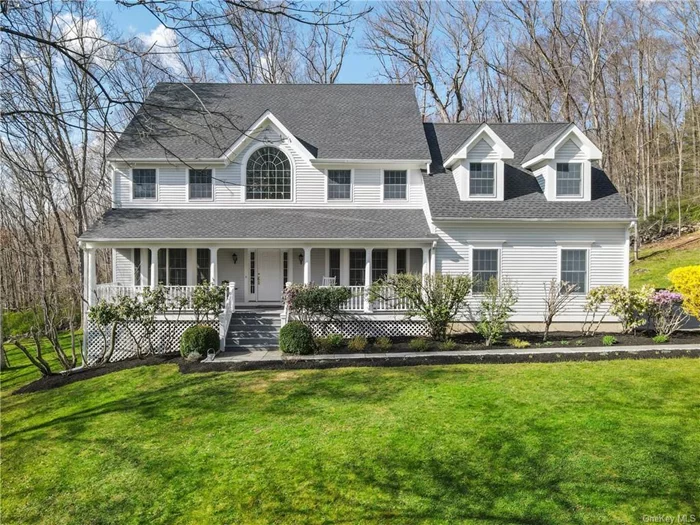 Perfectly positioned to take in natural light and woodland views, this 4BR/3.5BA classic center hall colonial with rocking chair front porch promises peaceful seclusion within a spectacular neighborhood setting. Jump on this opportunity to own in the very popular and conveniently-located Michelle Estates subdivision which offers the rare combination of community water and sewer within the award-winning Katonah-Lewisboro School District! The heart of this home is the incredible open living and entertaining space which seamlessly encompasses both the large eat-in-kitchen with deck access and the light-filled two-story family room with wood-burning fireplace, perfect for all intimate and extended gatherings. Architectural elements like high ceilings, hardwood floors both upstairs and downstairs, floor-to-ceiling windows, front and back staircases as well as closets galore are the basis for comfortable yet elegant living. Plus, the expansive fully-finished walk-out lower level offers flexible living space (currently lives like a 5-bedroom) for whatever your lifestyle requires and is complete with an artist&rsquo;s studio, full bathroom AND gorgeous stone patio with wood-burning stove/pizza oven. This home is just brimming with potential and ready for the next owner(s) to bring their vision! Minutes from I-684 and near both the Katonah and Golden&rsquo;s Bridge Metro-North train stations, Increase Miller Elementary School, John Jay Middle/HS campus and local shopping. Truly opportunity knocks, so start dreaming of making THIS HOUSE YOUR HOME today!