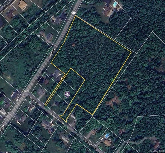 Explore this prime 7.5-acre parcel in the Village of Goshen, just 60 miles from NYC. Featuring municipal water on-site and sewer access within 500 feet, this property has the potential for a 10-13 lot subdivision. Located within walking distance to parks, schools, cafes, shops, and restaurants, and close to major highways and mass transit, it combines urban convenience with village charm. Ideal for developers seeking a valuable investment in a desirable area.