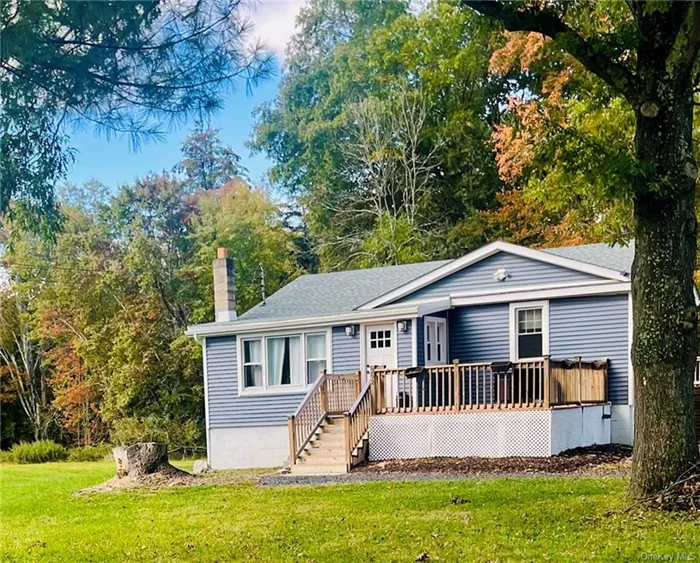 Country living at its best. Absolutely Adorable move in ready - 3 bedroom 1 bath ranch completely renovated in 2020. Pine Bush school district. Kitchen has granite counter tops, stainless steel appliances and lovely glass front cabinetry. Nice size deck both in from and in back for your outdoor entertainment &/or relaxation. Enjoy your peace and privacy yet be conveniently located to many amenities such as shopping,  restaurants both fine & casual, hiking, parks & recreation, schools, wineries, farmers markets, breweries, antiques shopping and much much more. This one won&rsquo;t last! Make your appointment today.