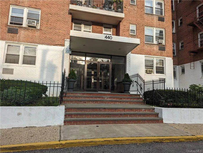 This sun drenched unit overlooking the Hudson River. This beautiful apartment features a spacious LR/DR combo w/ freshly painted walls & gleaming HWF. The large bedroom w/ its natural lighting has 2 exposures of windows for that summer cross breeze, 2 spacious closets. The newly updated kitchen features freshly painted cabinets, newly painted walls, new kitchen sink, new lighting w/ plenty of cabinets & countertop & room to put a small breakfast table. The full BA has a window & updated tiles. There are 3 closets in the hallway so plenty of room for storage. The common laundry has a smart card reader & Bluetooth capability. The parking lot has been freshly paved.  from the Hudson River museum, park with tennis courts, nature trail and bike path, bus stops right out front of the building. The Glenwood & Graystone Metro-North stop is a  short walk. You are close to major highways, shopping & all the great things that Yonkers has to offer.