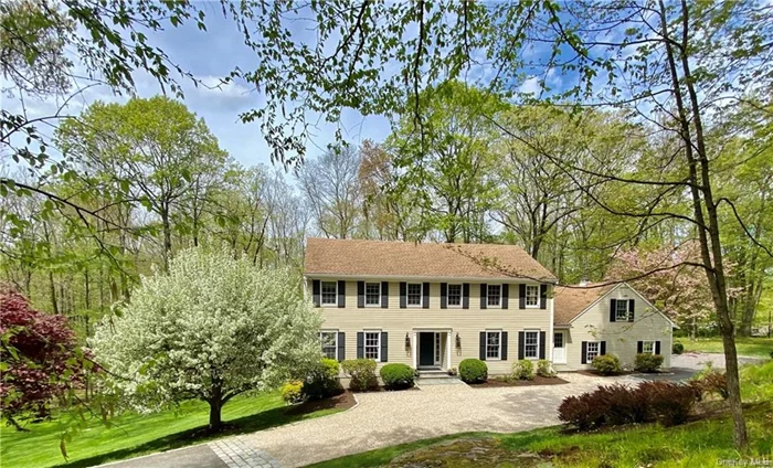 Your search for a spacious home, in an exceptional location in the award winning Katonah Lewisboro School District is over! Welcome to 36 Hilltop Road. A classic center hall colonial, move-in ready, 4 bedroom + Bonus Room, 2.5 bath home with beautifully scaled rooms, wood burning fireplace, hardwood floors, french doors and skylights making it light and bright throughout. The primary bedroom encompasses a walk-in closet, a newly renovated spa-quality ensuite marble bath that has dual vanities, glass shower, soaker tub and W.C. Three additional bedrooms share a newly renovated full bath with soaker tub, marble vanity top and floor. An additional 1150 sq.ft. full, finished walkout basement with full size windows, sliders onto a lower deck and tons of custom closets for storage. The house is equipped with state-of-the-art appliances including a Viking gas range, Sub-Zero refrigerator/freezer and Bosch dishwasher, built in speakers, seamlessly wired indoors and outdoors. Enjoy expansive outdoor entertaining space including, two decks, a screened-in porch and a spacious patio, with a secluded nook for evenings by the chiminea. Over 3.4 acres in a private setting with mature trees, lush lawn, flower beds, rock walls in the coveted Hilltop Neighborhood, a small Waccabuc subdivision, bordering the quaint horse country town of North Salem and conveniently located near the Metro North Train Station, major highways, parks, preserves, shopping and area restaurants. This home has direct access to the North Salem bridle trails for hiking or riding, yet a quiet neighborhood setting. Waccabuc Community League HOA fee of $200 annually for common area landscaping and maintenance. Hilltop residents are also invited to join the Waccabuc Landowners Council, a Waccabuc neighborhood association with social gatherings and beautification initiatives. Hurry, this Home will go fast, come and enjoy this summer in Waccabuc!