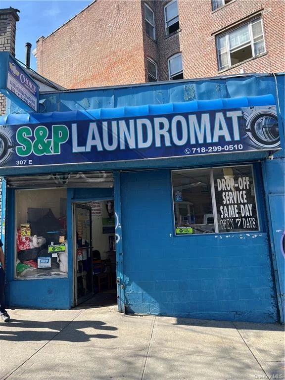 If you are looking to start a small business this a the ideal business for you.This is a 1100 SFT laundromat with 10 coin washer and 10 dryer owned by owner. There is 4 years left on the lease with option to extend for ten years.Rent and water has a fix monthly rate. This laundromat is located around building and other business in the area.