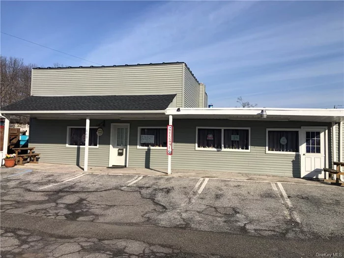 This 2200 sq ft charming building is located on a high visibility highway. It is currently a retail store, but could be used for office, a contractor location, or food service. The utilities include electric, municipal water and Sewer and phone lines. The property is .512 acres and runs street to street. There is the possibility to expand the building.