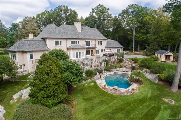Furnished summer rental with a pool and tennis court. Live the &rsquo;&rsquo;Summer in France&rsquo;&rsquo; lifestyle right here in Greenwich, CT. This 7, 860sf Chateau has 6 bedrooms, 4.1 baths, formal and informal entertaining spaces, a playroom/media room for the kids as well a home gym. The backyard is the perfect summer playground, complete with a large terrace overlooking the heated pool, the sloping lawn and a tennis court with a basketball hoop. Includes new linens, towels, all utilities, grounds care, pool maintenance and a house keeper 4 days a week.